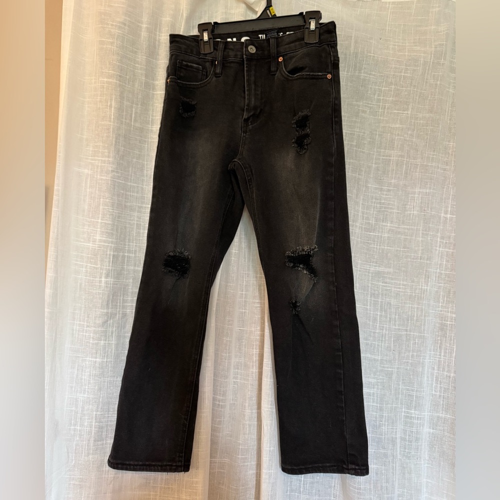 S.O.N.G. Black Skinny Jeans Distressed